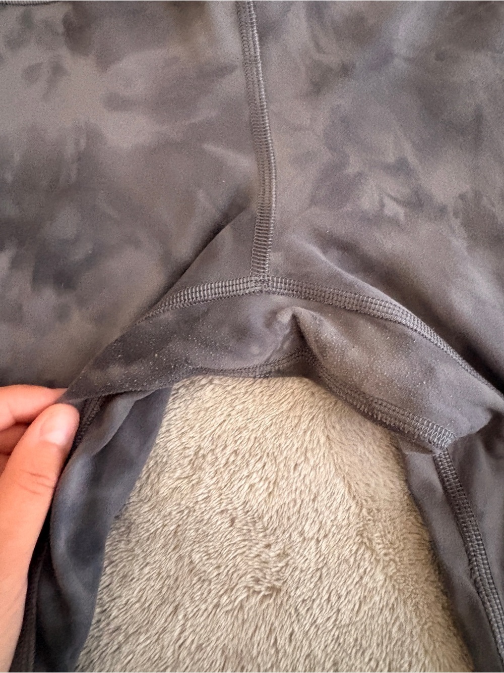 Lululemon Align High-Rise Pant 25” Diamond Dye Pitch Grey Graphite Grey Size 6 - Picture 4 of 10